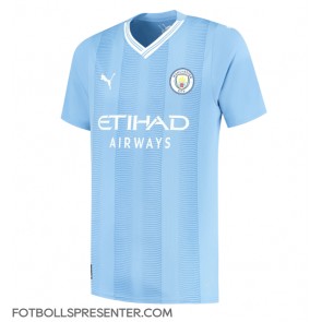 Manchester City Hemma Matchtröja 2023-24 Kortärmad